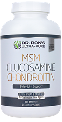 MSM-Glucosamine-Chondroitin, 200 capsules Glucosamine, Chondroitin, MSM, Glucosamine sulfate, Chondroitin Sulfate, 100% additive-free supplements, arthritis supplements, sulfur, joints, joint health, methylsulfonylmethane, arthritis, cartilage