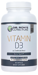 Vitamin D3, 2000 IU, 180 Capsules Vitamin D, sunshine vitamin, calcium hydroxyapatite, additive-free supplements, Dr. Ron's, D3, lanolin, cholecalciferol