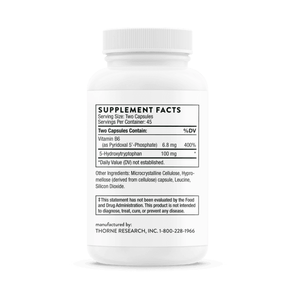 5-Hydroxytryptophan, 50 mg, 90 capsules - Image 2