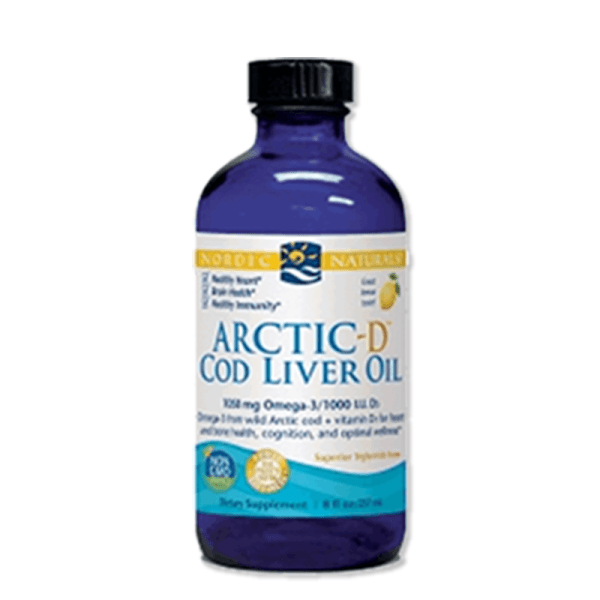 Cod Liver Oil, Nordic Naturals,  Artic - D, Lemon, 8 oz