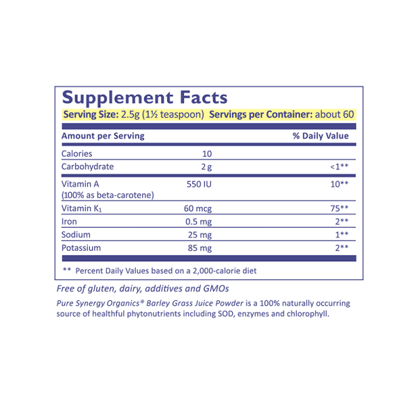 Barley Grass Juice Powder, 5.3 oz - Image 2