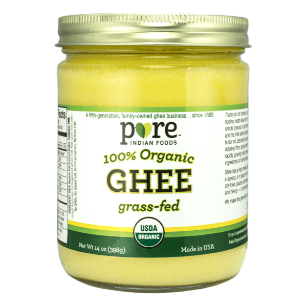 Ghee, 100% Organic, Grass-Fed, 14 oz