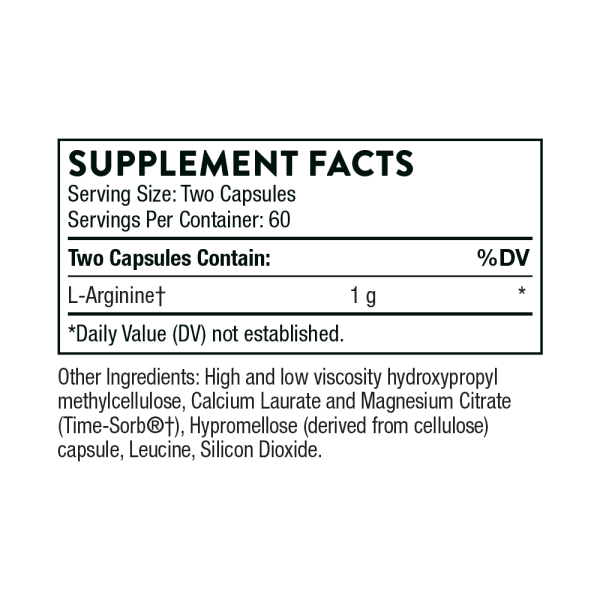 L-Arginine (formerly Perfusia-SR), 120 Capsules - Image 4