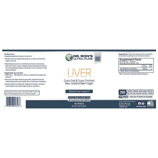 Liver Capsules, 180 capsules - Image 2