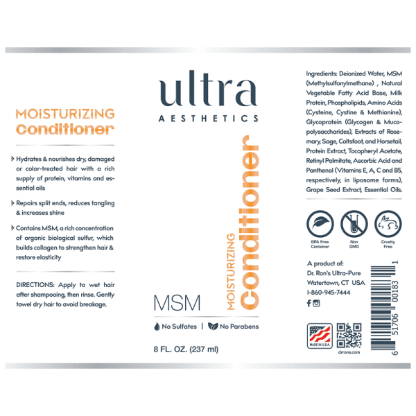 MSM Moisturizing Conditioner, 8 oz - Image 2