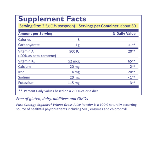 Wheat Grass Juice Powder, 5.3 oz - Image 2