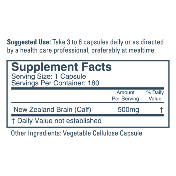 Brain, 180 capsules - Image 2