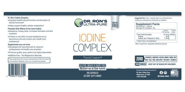 Iodine Complex, 180 capsules - Image 3