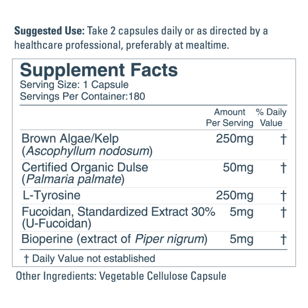 Sea Vegetables Plus, 180 capsules - Image 2